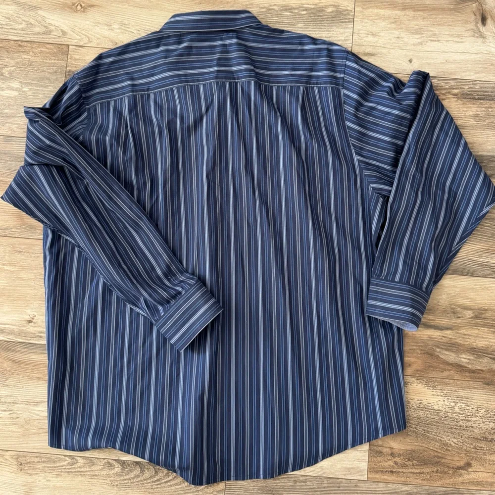 Tommy Bahama Newport Coast Button Down Blue Stripe XXL Classic